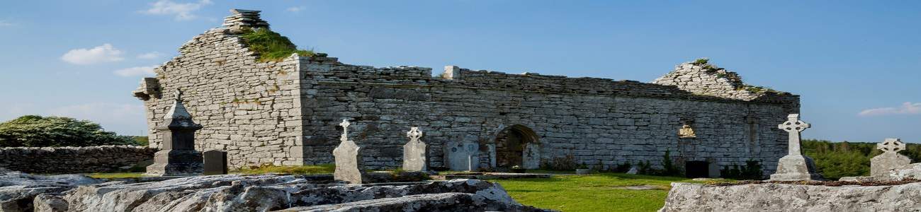Carron Church ruins in the Burren